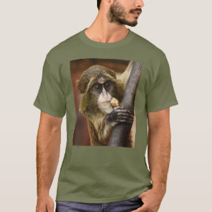 T-shirt Photo d'arbre d'escalade de singe