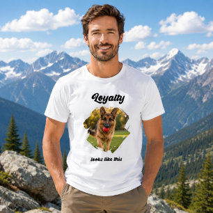 T-shirt Photo de Berger Allemand GSD Fidélité