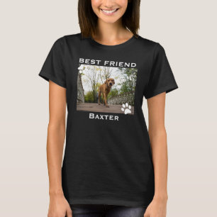 T-shirt Photo de chien ami le plus fidèle personnalisé
