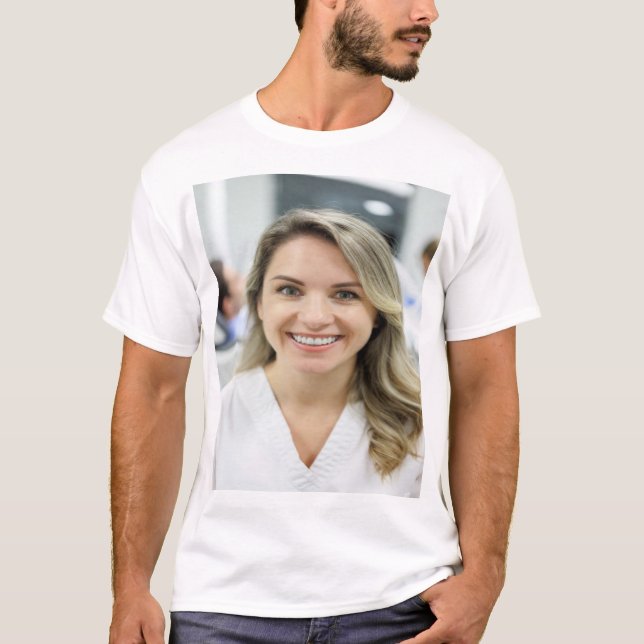 T-shirt Photo de dentiste personnaliser (Devant)