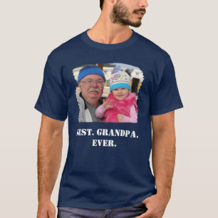 T-shirt Photo de famille personnalisée Abuelo Nonno Meille