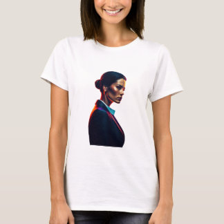 T-shirt Photo de la fille AI