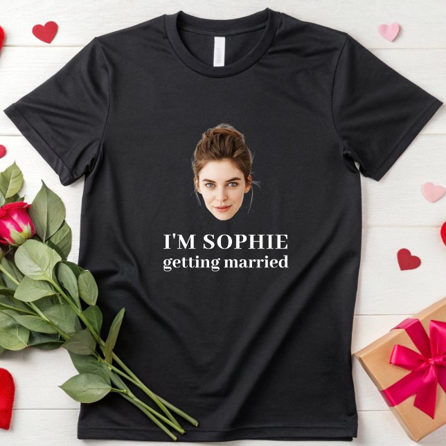 T-shirt Photo de la mariée de la fête de bachelorette (Créateur téléchargé)