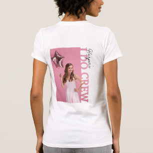 T-shirt photo de la mariée de l'équipage Enterre