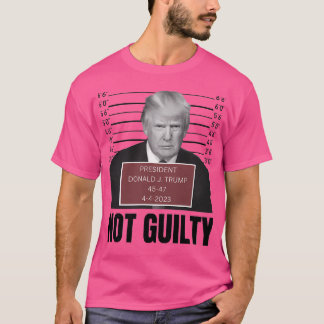 T-shirt Photo de la police de Donald Trump prise par balle