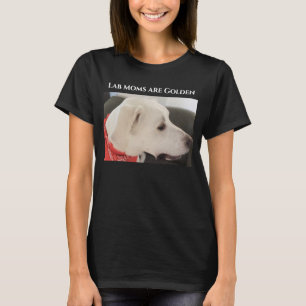 T-shirt Photo de Labrador Retriever Mix portant l'écharpe