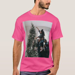 T-shirt Photo de Noël personnalisée à deux faces