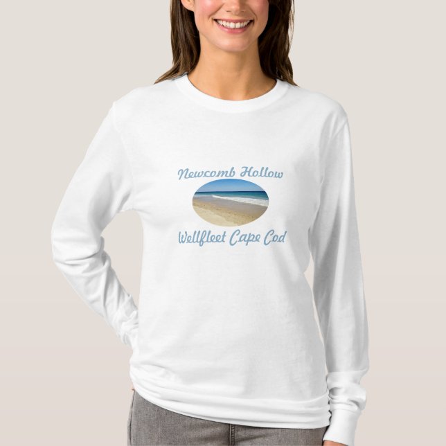 T-shirt Photo de plage de Wellfleet (Devant)