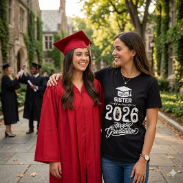 T-shirt Photo de remise de diplômes de la promotion 2026 d