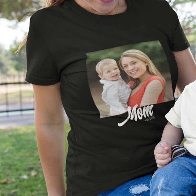 T-shirt Photo de script établi par maman  (Créateur téléchargé)