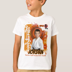 T-shirt Photo d'élève de dojo Kyokushin Équipe de ceinture
