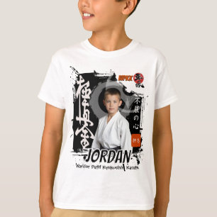 T-shirt Photo d'équipe de ceinture noire d'élève de dojo K