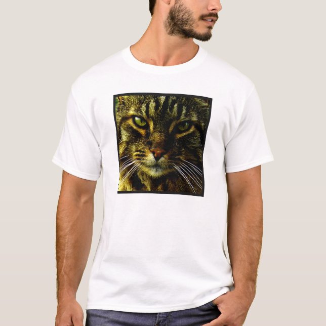 T-shirt Photo d'hypnotiseur de chats (Devant)
