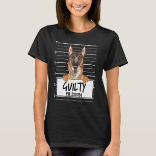 T-shirt Photo D'identité de Malinois Belge Coupable