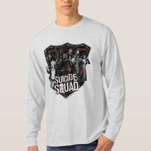 T-shirt Photo d'insigne de groupe du peloton de suicide