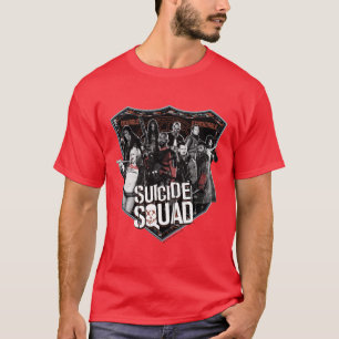 T-shirt Photo d'insigne de groupe du peloton   de suicide
