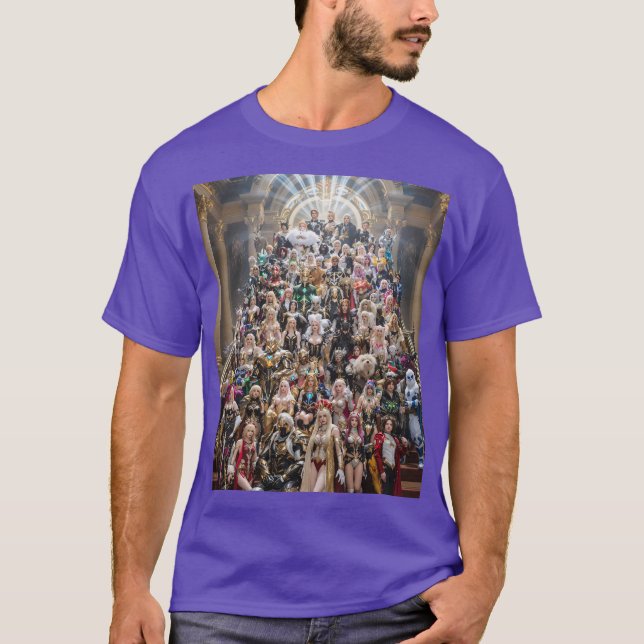 T-shirt Photo du groupe Con Cosplay de la bande dessinée é (Devant)