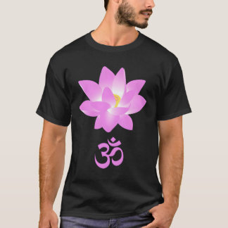 T-shirt Photo D'Une Fleur De Lotus Rose
