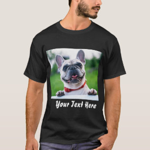 T-shirt photo et texte personnalisés