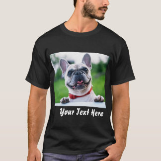 T-shirt photo et texte personnalisés
