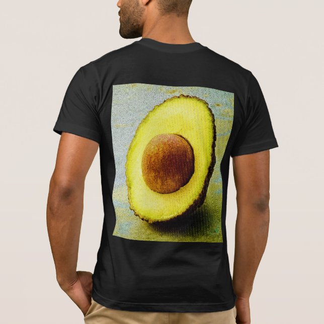 T-shirt Photo "Half Avocado" Cute. Commandez dès maintenan (Dos)