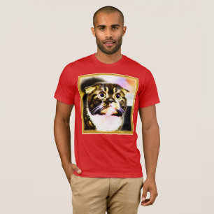 T-shirt Photo Hilarious d'un Chat Drôle. Commandez dès mai