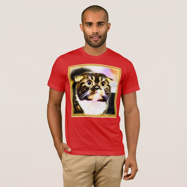T-shirt Photo Hilarious d'un Chat Drôle. Commandez dès mai (Devant entier)