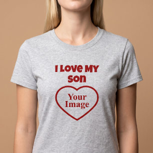 T-shirt Photo J'aime Mon Fils