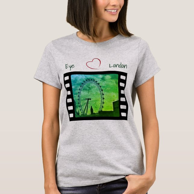 T-shirt Photo London Green (Devant)