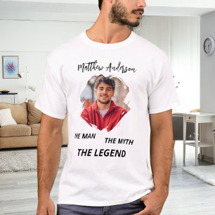 T-shirt Photo man mythe légende nom fun