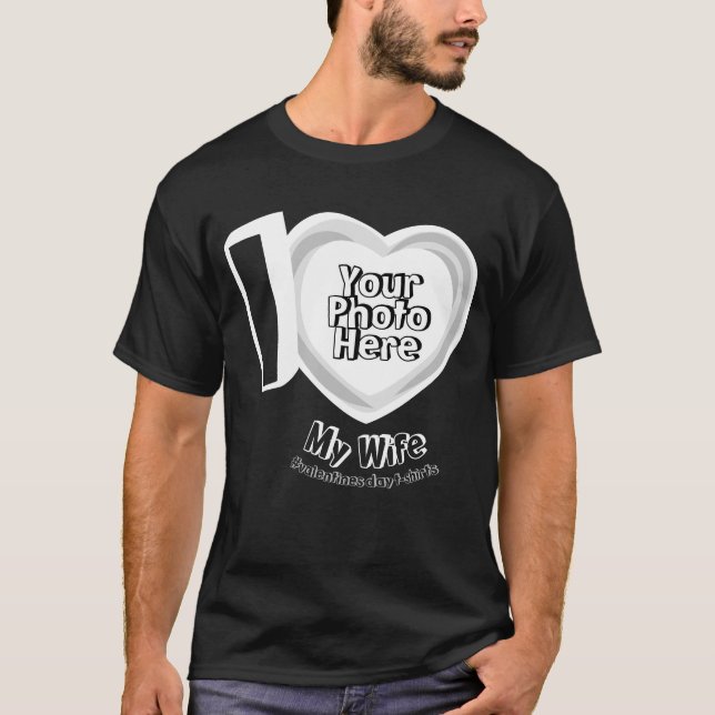 T-shirt Photo Nouvelles mauvaises herbes J'aime ma femme p (Devant)