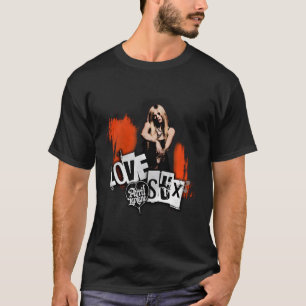 T-shirt Photo officielle Avril Lavigne Love Sux