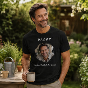 T-shirt Photo Papa homme mythe légende enfants