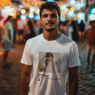 T-shirt photo père personnalisé   Papa Gif personn