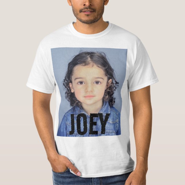 T-shirt photo, personnalisé (Devant)