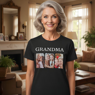 T-shirt Photo personnalisé de grand-mère