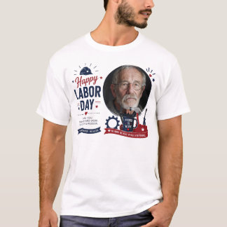 T-Shirt Photo Personnalisé pour la Fête du Travail