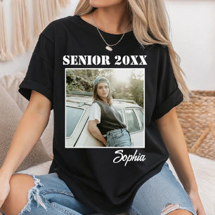 T-shirt Photo personnalisé Senior 2026 Promotion 2026 Dipl