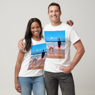T-shirt photo personnalisé Votre cadeau photo préf
