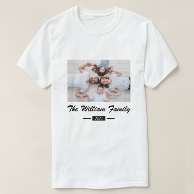 T-shirt Photo personnalisée (Design devant)