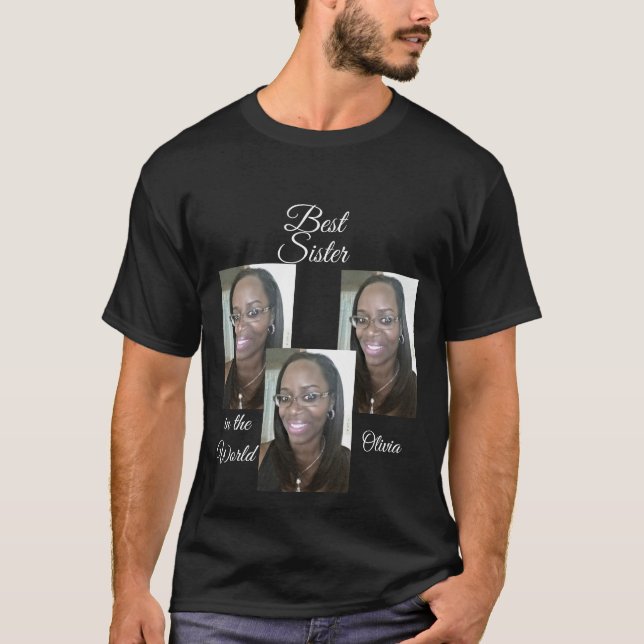 T-SHIRT PHOTO PERSONNALISÉE (Devant)