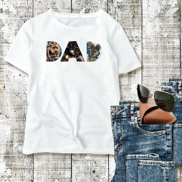 T-shirt Photo personnalisée DAD | AMOUREUX DES CHIENS | Ch