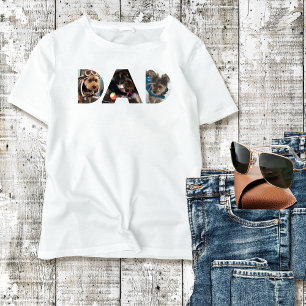 T-shirt Photo personnalisée DAD   AMOUREUX DES CHIENS   Ch