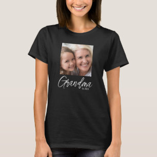 T-shirt Photo personnalisée de la grand-mère établie