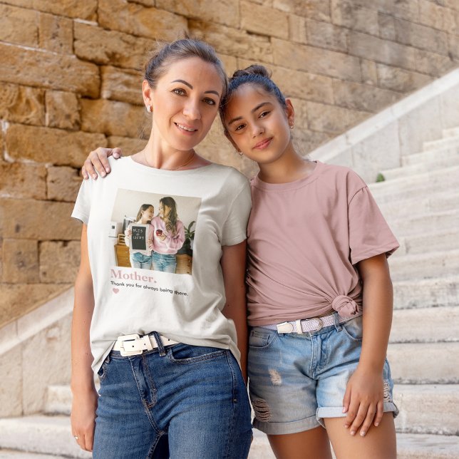 T-shirt Photo personnalisée de maman Merci (Créateur téléchargé)