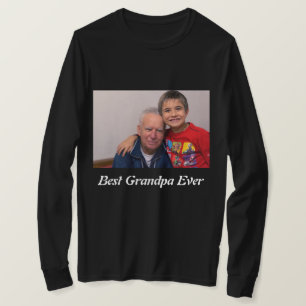 T-shirt Photo personnalisée du meilleur grand père