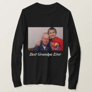 T-shirt Photo personnalisée du meilleur grand père