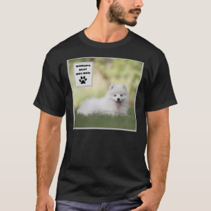T-shirt Photo personnalisée du meilleur papa de chien du m