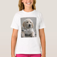 Photo personnalisée et nom de chien de golden