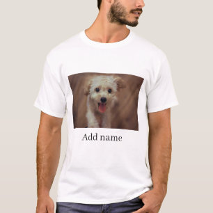 T-shirt Photo personnalisée et nom personnalisé  